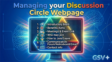 Managing your Discussion Circle Webpage