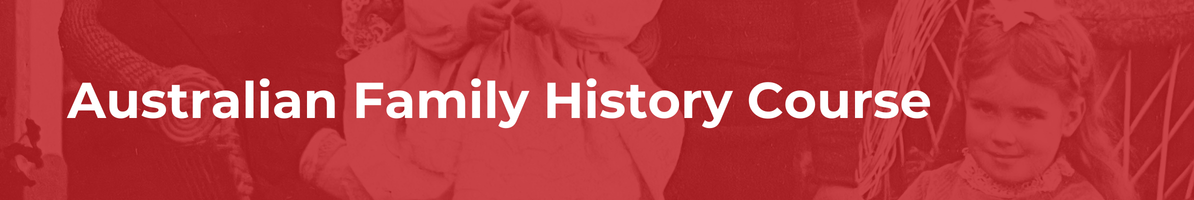 Australian Family History Course