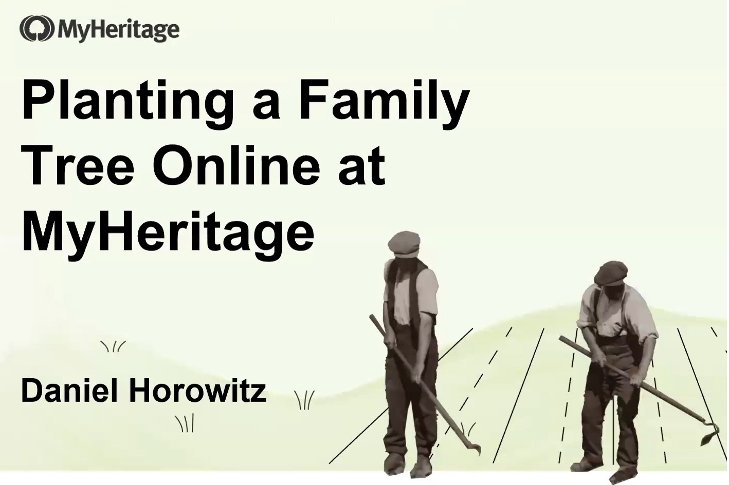Planting a family tree online at MyHeritage