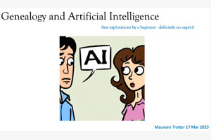Genealogy & Artificial Intelligence Genealogy & Artificial Intelligence