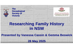 Researching family history in New South Wales