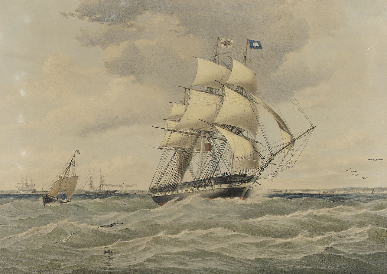 The 'Sutlej' by William Foster (Royal Museums Greenwich PAH 0600)