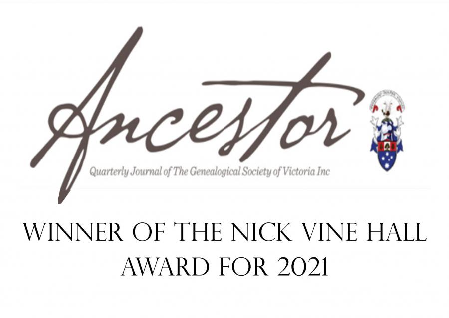 Nick Vine Hall Award