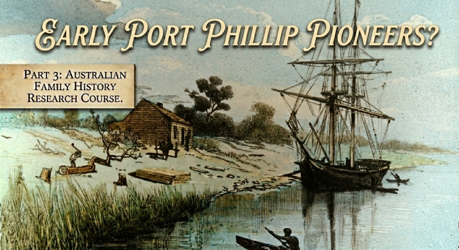 Finding Your Early Port Phillip Pioneers