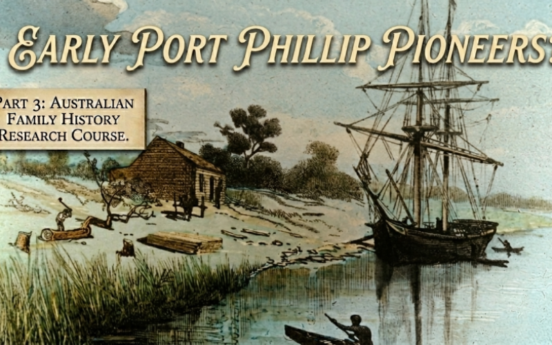 Finding Your Early Port Phillip Pioneers