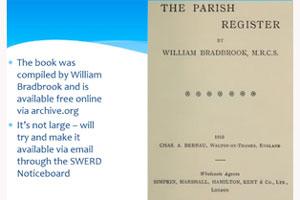 William Bradbrooke: 'The Parish Register'