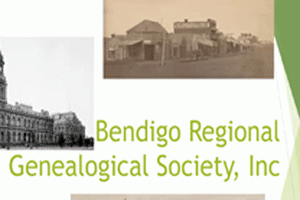 Introducing the Bendigo Regional Genealogical Society