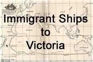 Immigrant ships to Victoria