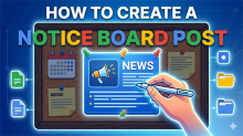 How to Create a Notice Board Post