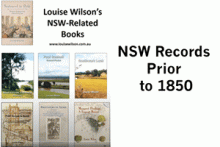 NSW Records Prior to 1850