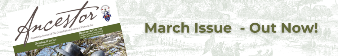 Ancestor - March Issue Out Now