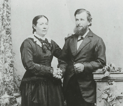 Wedding couple c.1860s